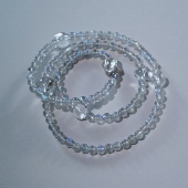 浮光2.0 原创设计天然水晶灰月光闪灵巴西白水晶清迈手工银