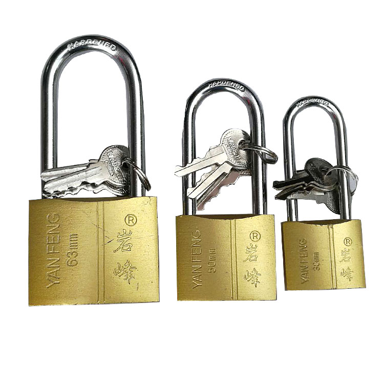 岩峰防铜长梁防铜挂锁耐用物业专挂锁/指纹挂锁
