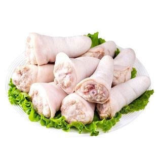 新鲜冷冻猪尾巴 饭店卤菜食材 猪短尾猪中尾猪长尾无根猪尾