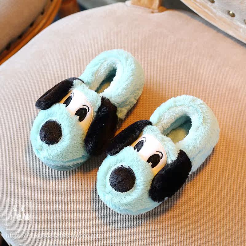 Pantoufles enfants en autre pour hiver - semelle caoutchouc antidérapant - Ref 1005414 Image 4