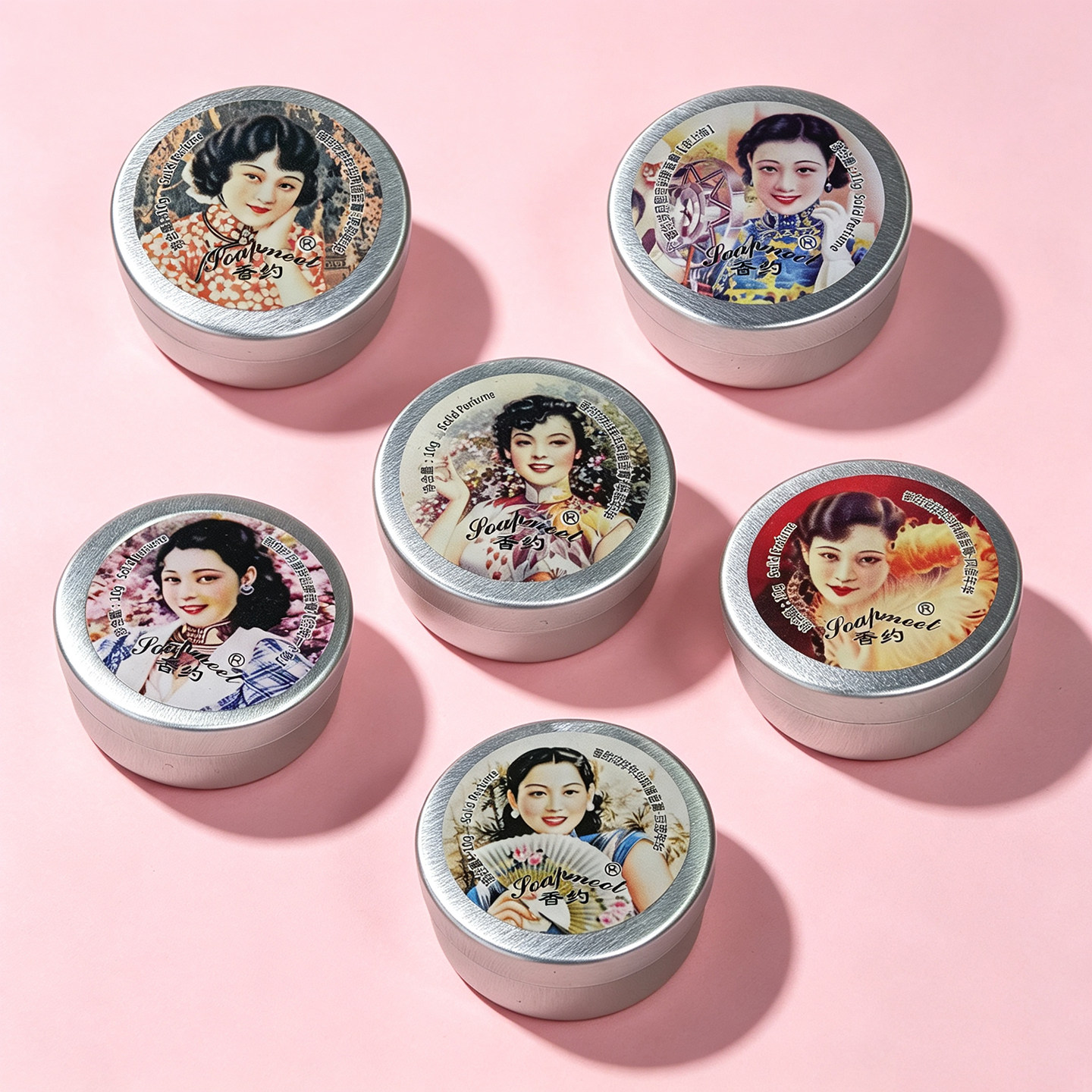 香约花样年华固体香膏持久淡香