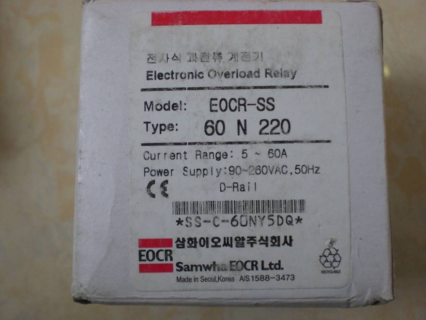 EOCR-SS 30N 220韩国三和电机保护器全新带包装原装非实价