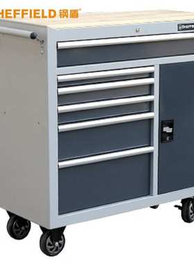 钢盾S025008 8抽柜工具车1035x458x1052mm