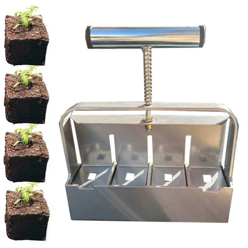 园林手动土块制造器土块模型模具土壤阻滞器播种工具园艺用品