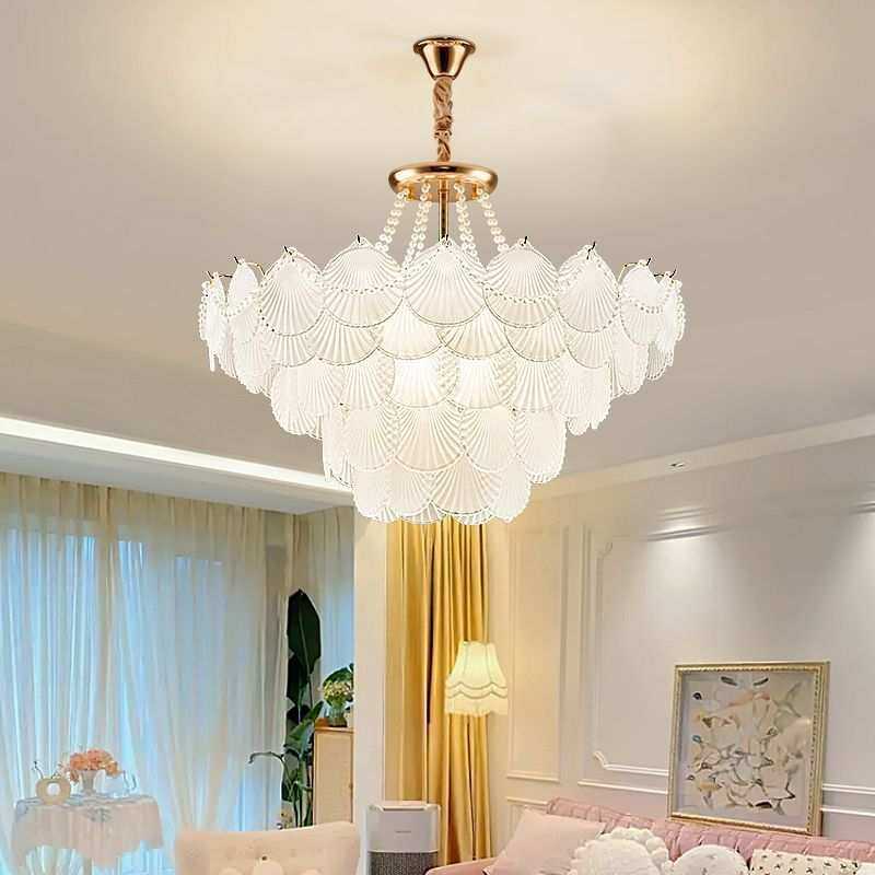 法式轻奢客厅贝壳吊灯大厅主灯奶油风水晶玻璃现代温馨浪漫卧室灯,玩具/童车/益智/积木/模型,毛绒/玩偶/公仔/布艺类玩具,淘宝优惠券,粉丝福利购,淘宝优惠卷