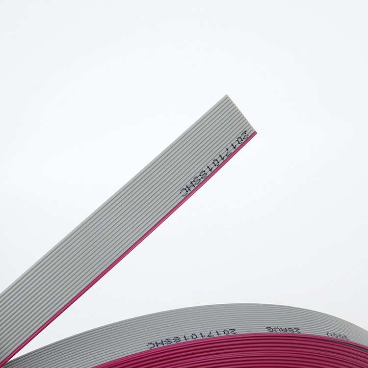 灰排线1.0PH28AWG7/0.10 6P64P厂家2651排线 IDCFC红边灰排线