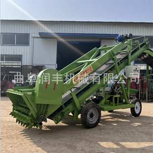 内蒙古横移式抓草机稻草堆垛取料机电动升降养殖场铲草车