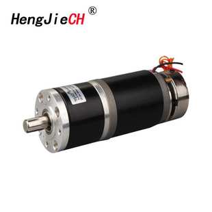 永磁直流减速电机 HJX70RQ SC齿轮减速带刹车12V 24V 36V