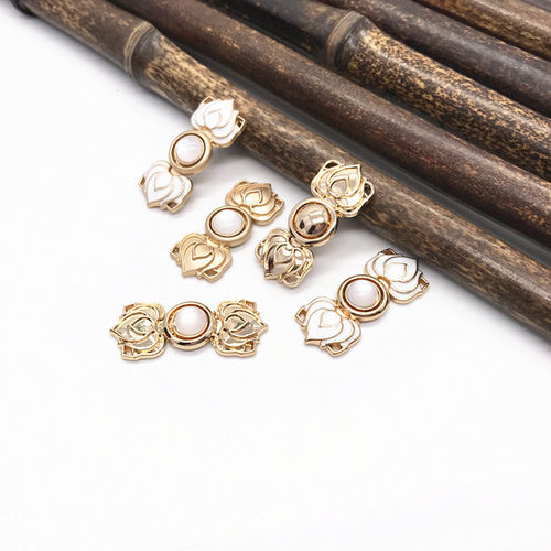 复古纽扣旗袍金属盘扣对扣子母扣