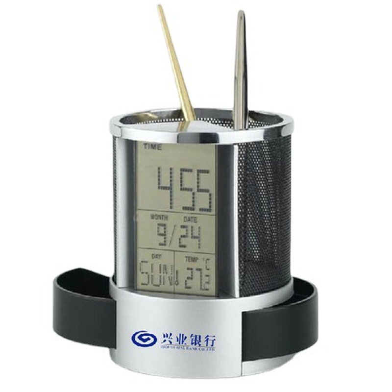 创意多功能万年历笔筒 公司宣传 商务礼品 印制LOGO广告语