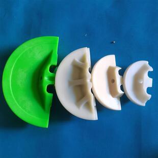 管链输送机尼龙刮板盘片 输送散状物料防潮密闭空间塑料塞盘 现货