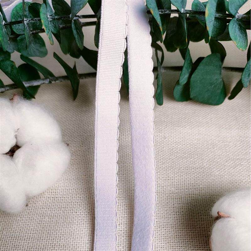 1.1进口单面带绒松紧带宽高弹力舞蹈服裙子裤腰头橡筋月牙边皮筋