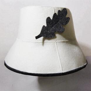 新款渔夫毛毡桑拿浴帽吸水隔热时尚亚马逊跨境外贸供货桑拿帽渔夫