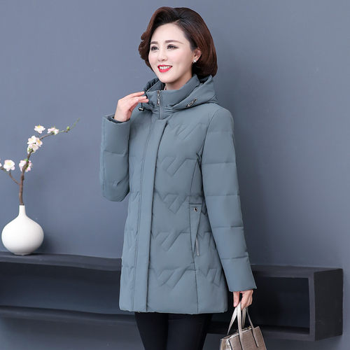 2025新款中老年羽绒服加厚保暖女