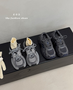 。EOS25310-3老爹鞋女2025款小众设计百搭ins潮厚底运动休闲女鞋