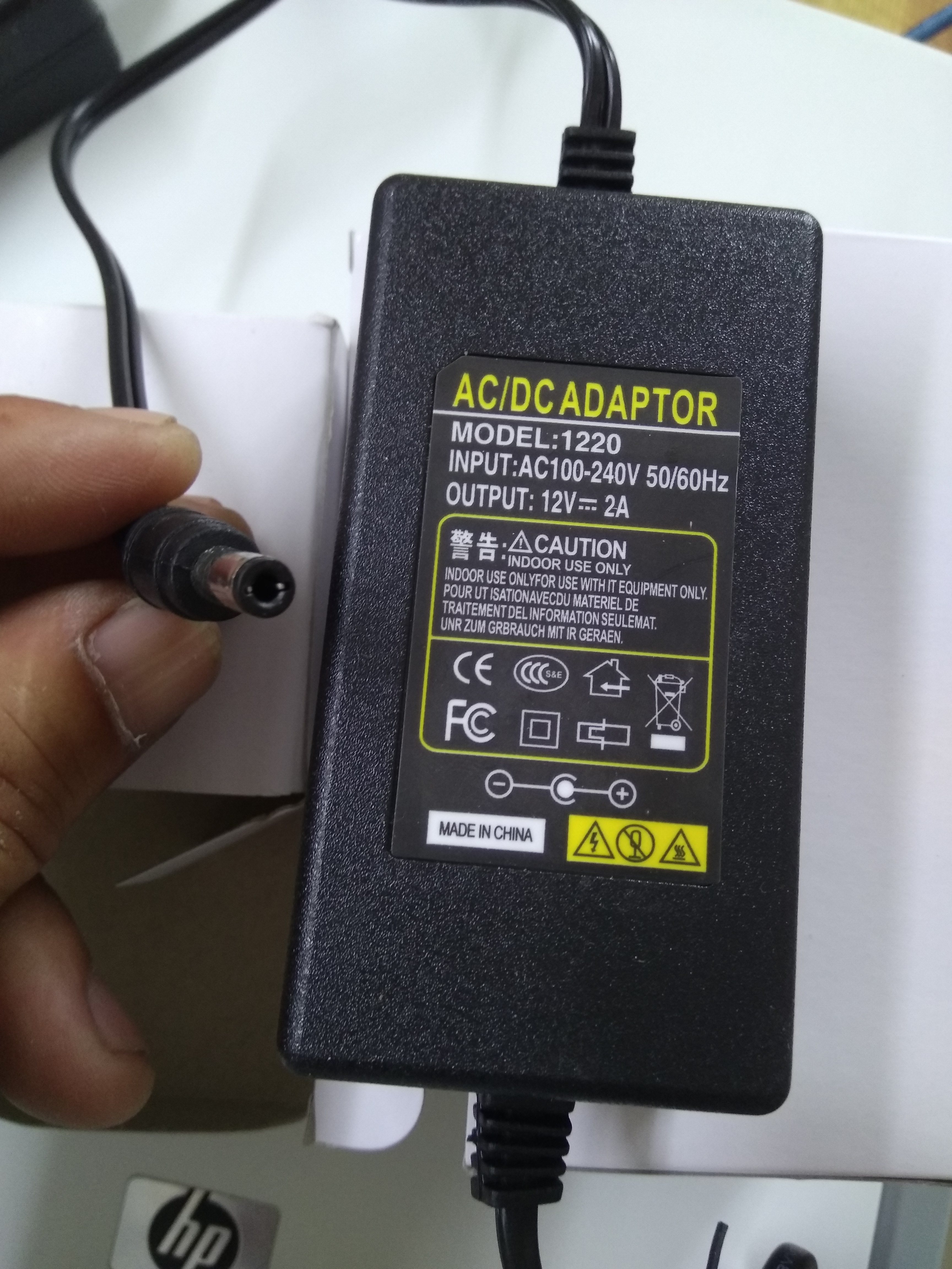 中晶惠普爱普生虹光紫光扫描仪电源适配器12v2a24V2a15V1.25A全新