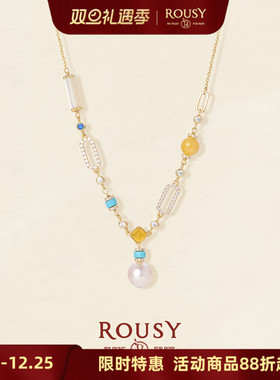 复古高级设计感项链春日银饰