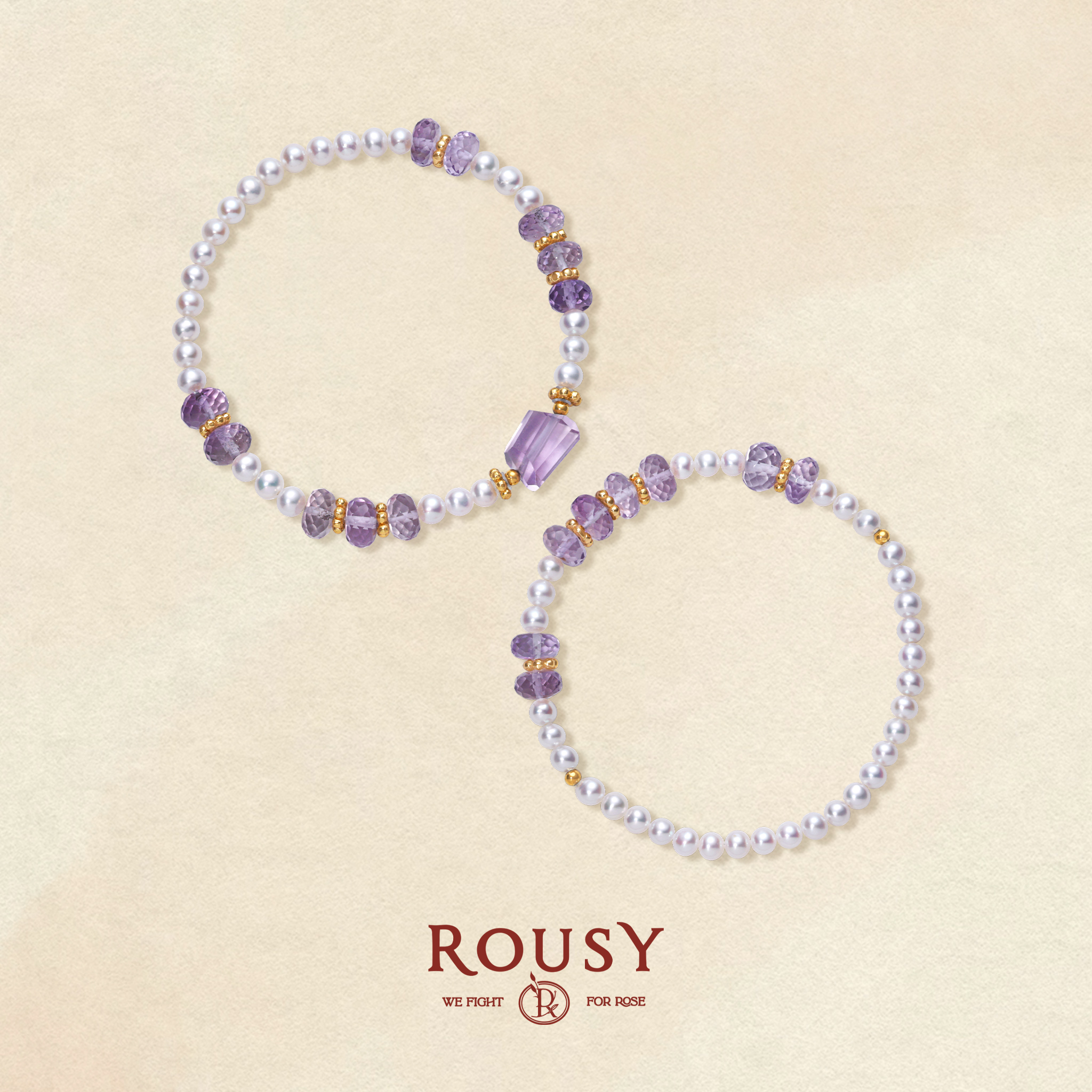 复古设计感纯银淡水珍珠手链女