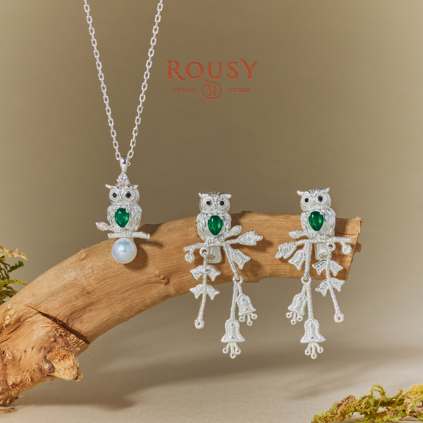 小众轻奢高级设计感耳钉项链