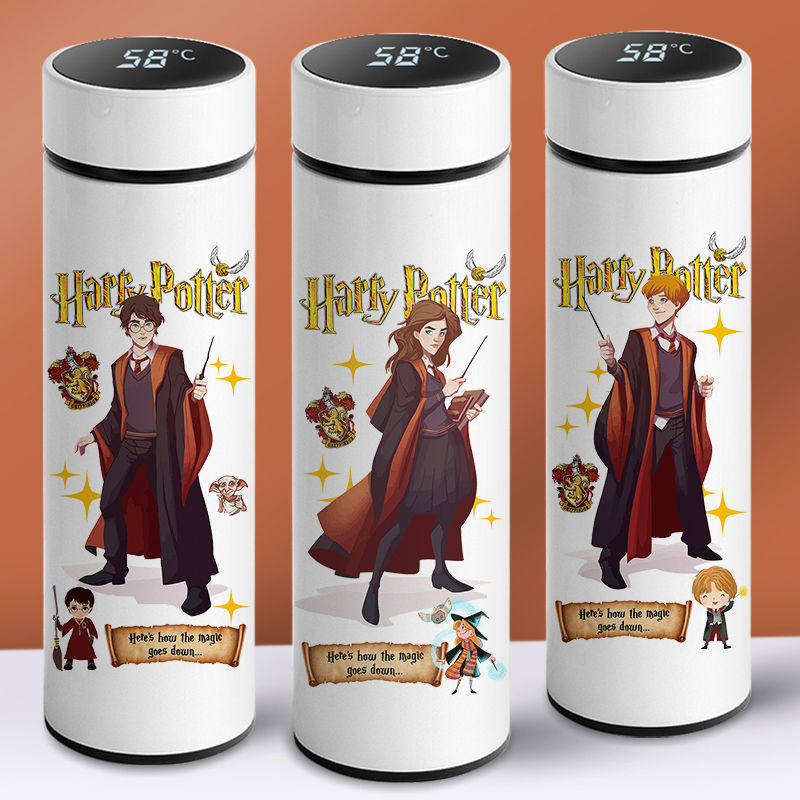2024哈利波特智能保温杯周边学生水杯子初中生上学可爱卡通保冷带