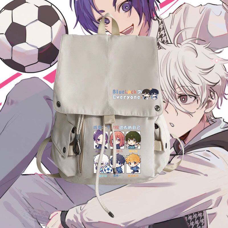2024蓝色监狱周边洁世一 蜂乐回千切豹马蓝锁二次元男女双肩背包w