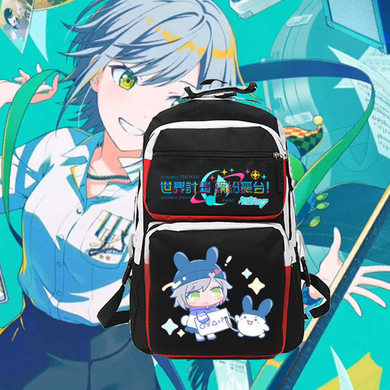 2026世界计划缤纷舞台初音未来草雉宁宁周边学生书包男女双肩背包