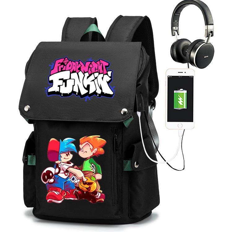 2024Friday Night Funkin周五夜放克游戏周边书包学生休闲时尚双