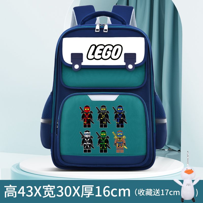 2024热卖幻影忍者书包小学生乐le高大容量减负双肩背包1234年级男