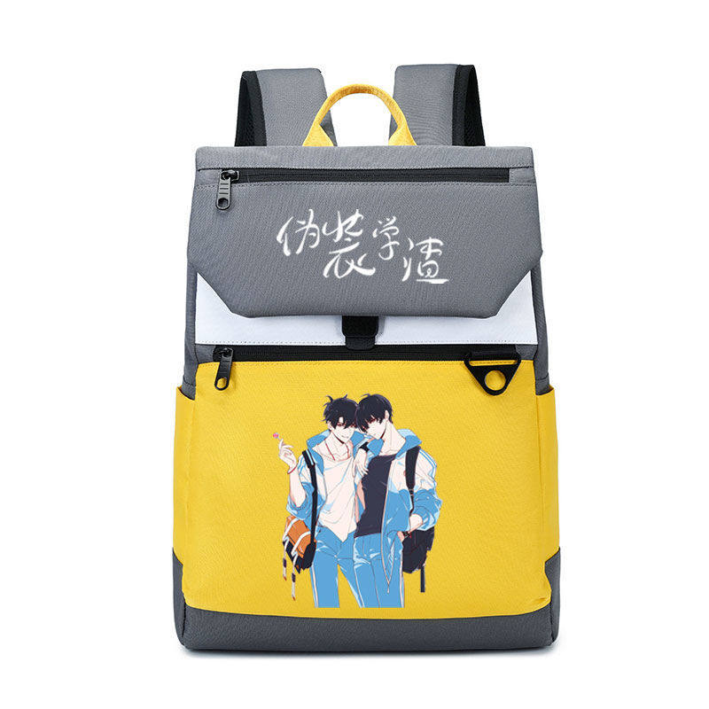2024龙年伪装学渣书包 二次元小说周边学生双肩包 电脑旅行背包贺