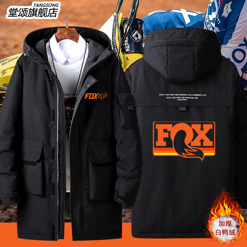 2026FOX越野摩托车山地自行车骑行服羽绒服外套男女秋冬上衣宽松