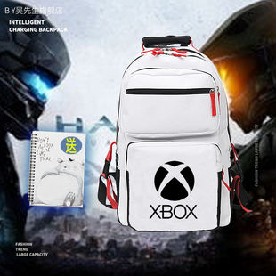 2026光环5守护者士官长游戏周边男女青少年学生双肩揹包大容量书