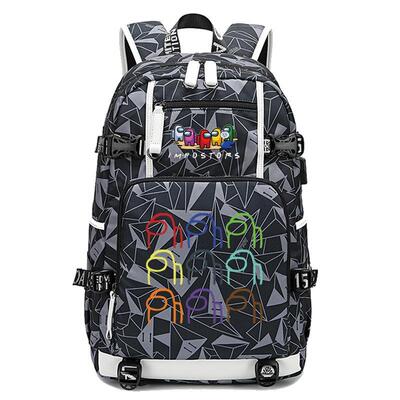 2024Among us周边初高中书包在我们之中太空狼人杀书包潮流印花双