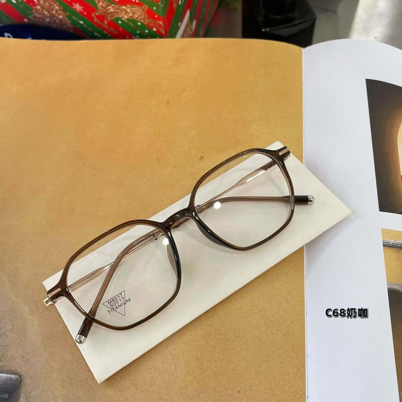 超轻TR90防蓝光眼镜框男女通用小框茶色近视眼镜架中小脸多边形潮,ZIPPO/瑞士军刀/眼镜,眼镜架,淘宝优惠券,粉丝福利购,淘宝优惠卷