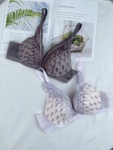 6899 1913 no退换 金致玲珑小胸性感聚拢水袋内衣无钢圈11 A57黛