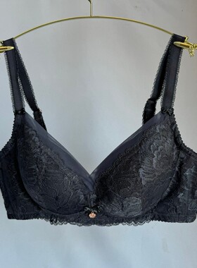 A39黛**舒适蕾丝透气无钢圈全罩杯薄款收副乳文胸11-1827 no退换