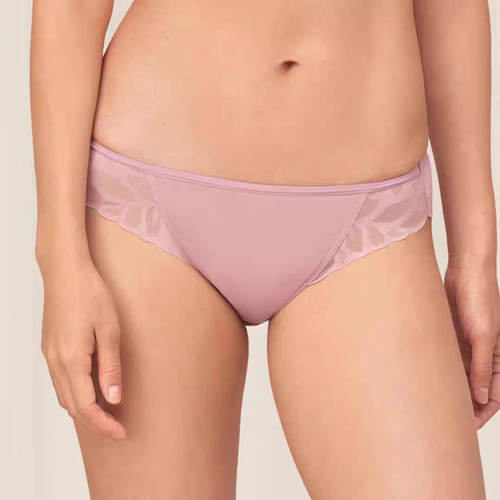 黛**低腰三角内裤74-6859平面提花无痕可配文胸16-8867