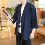汉服开衫道袍外套3钱塘4018-906-P50，男装衬衫，电商A100