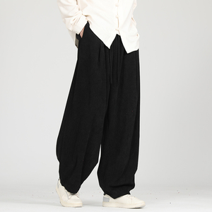 灯芯绒纯色宽松萝卜裤电商A100-K2558-P55图片
