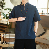 简约风刺绣T恤电商宽松加大加宽加码A100-912-P50，男装衬衫，电商A100