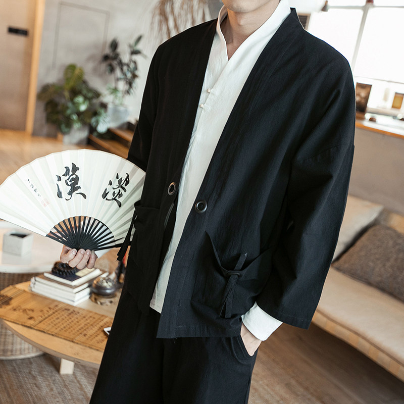 防晒衣中国风汉服日式开衫外2钱塘大厦4018-M707-P40,男装衬衫,电商A100