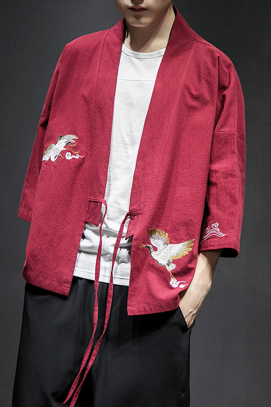 民族风绣花开衫DSA100-712-P30防晒服,男装防晒衣,电商A100