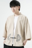 风汉服开衫刺绣盘扣精致防晒电商A100-731-p50男士宽松限68，男装民族服装，电商A100