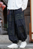 花色民族风束脚裤电商A100-K7780-P50，男装民族服装，电商A100