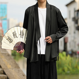 风高品质面料汉服开衫和尚服电商A100-901-P65，男装民族服装，电商A100