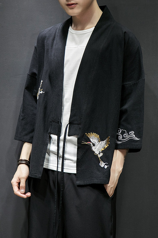 民族风绣花开衫DSA100-712-P30防晒服,男装防晒衣,电商A100