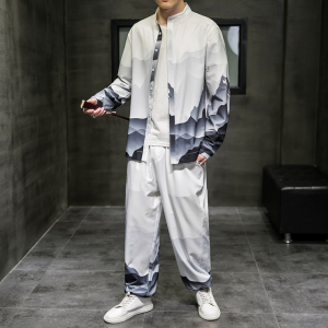 国风套装1钱塘大厦4018-TZ0206-P110,男装休闲套装,电商A100