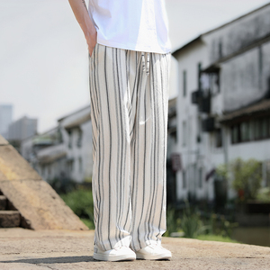 麻棉森系新风休闲长裤电商A100-MK2531-P75图片
