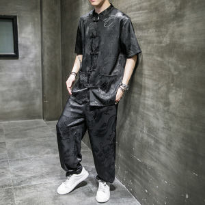 防晒服开衫龙纹暗纹套装钱1塘2010+8804套装-P90图片