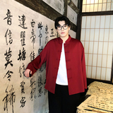 风新中式唐装长袖宽松衬衫电商A100-C91-P65，男装衬衫，电商A100