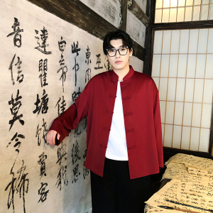 风新中式唐装长袖宽松衬衫电商A100-C91-P65图片
